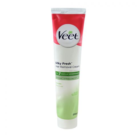 Veet Silky Fresh Hair Removal Cream, Body & Legs, For Dry Skin, 200g