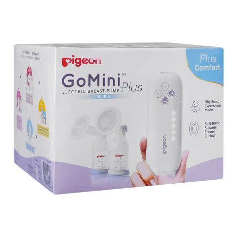 Pigeon Style GoMini Electric Breast Pump, Double, BPA Free, Q-78140-1