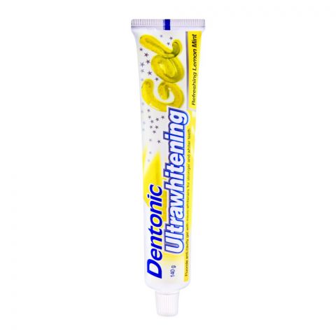 Dentonic Ultrawhitening Refreshing Lemon Mint Gel Toothpaste, 140g