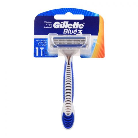 Gillette Blue 3 Comfort Disposable Razor, 1 Count