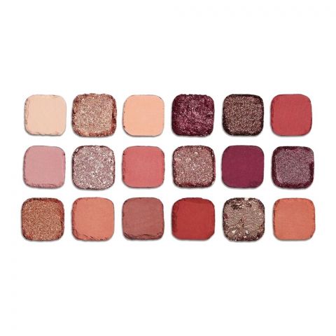 Makeup Revolution Forever Flawless Eyeshadow Palette, Allure, 18 Pieces