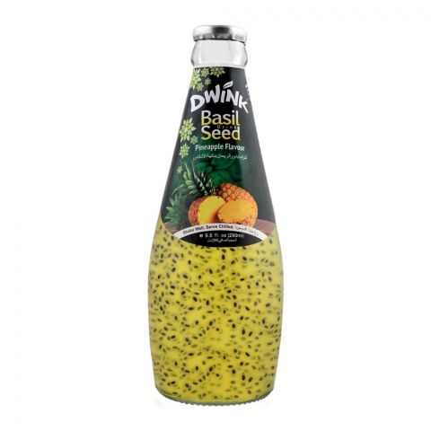 Dwink Basil Seed Drink Pineapple Flavor, 290ml