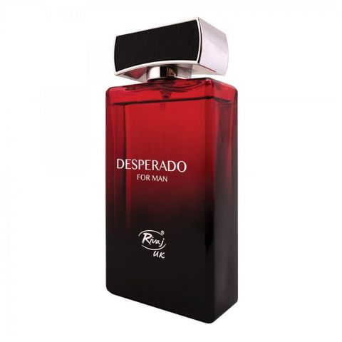 Rivaj UK Desperado For Men Eau De Parfum, Fragrance For Men, 100ml