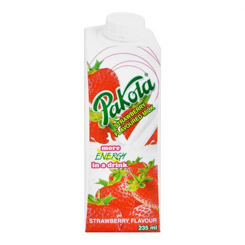 Pakola Strawberry Flavoured Milk, 235ml