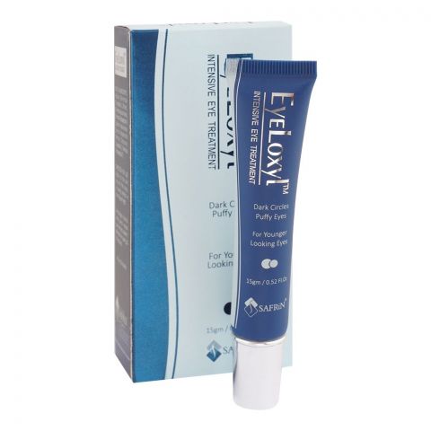 Safrin Skin Care Eyeloxyl Intensive Eye Treatment, For Younger Looking Eyes, 15g