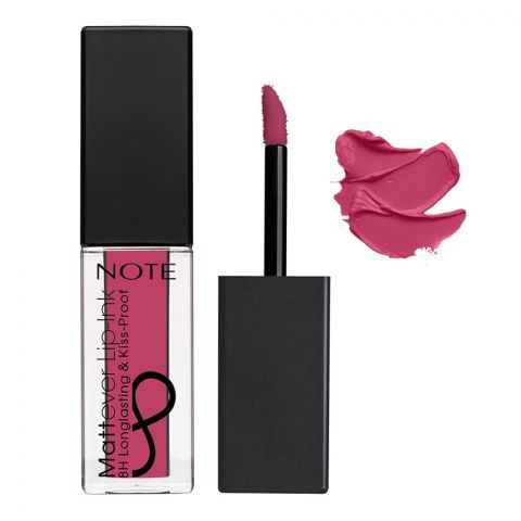 J. Note Mattever Lip Ink, Long Lasting, 09 All About Pink