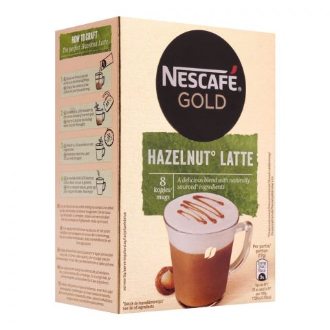 Nescafe Hazelnut Latte 8 x 17g