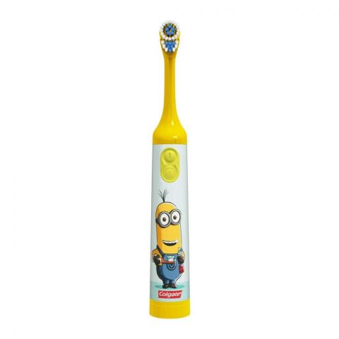 Colgate Minions Kids Battery Electric Toothbrush, Extra Soft
