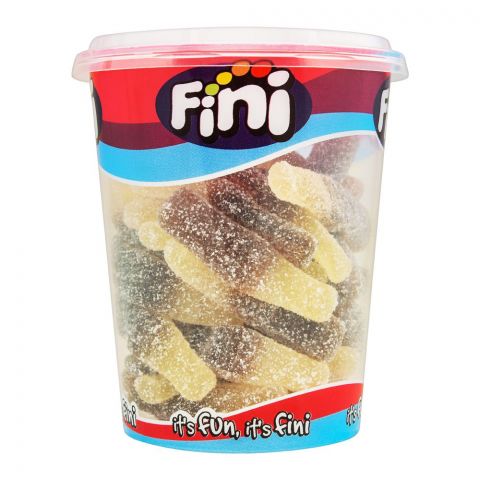 Fini Sour Cola Bottles Cup Jelly, Gluten Free, 200g