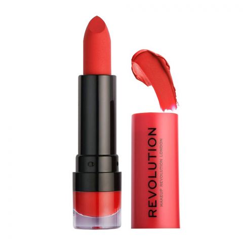 Makeup Revolution Matte Lipstick, 134 Ruby