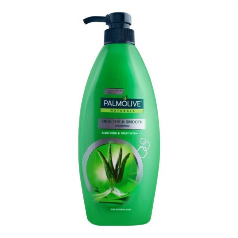 Palmolive Naturals Healthy & Smooth Shampoo, Aloe Vera & Fruit Vitamins, 700ml