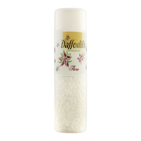 Daffodils Flora Fine Perfumed Talcum Powder, 125g