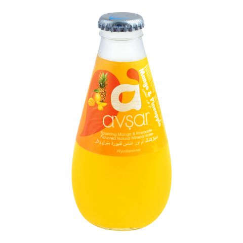 Avsar Sparkling Mango & Pineapple Natural Mineral Water, 200ml