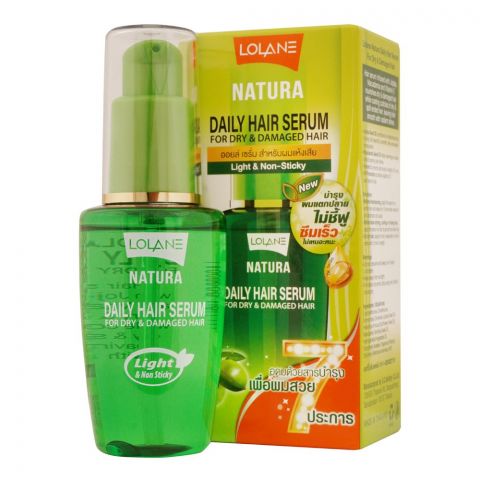 Lolane Natura Daily Hair Serum, For Dry & Damaged Hair, 50ml
