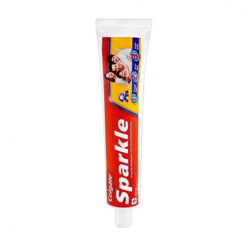 Colgate Sparkle Toothpaste With Clove & Pear Powder, 200g, Brush Pack
