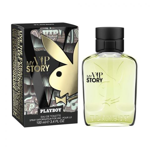 Playboy My VIP Story Eau De Toilette, Fragrance For Men, 100ml