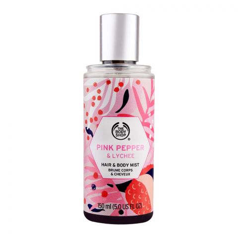 The Body Shop Pink Pepper & Lychee Hair & Body Mist 150ml