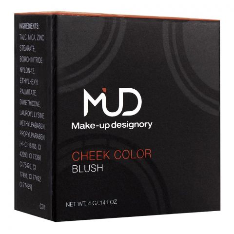 MUD Makeup Designory Cheek Color Blush, Bubblegum