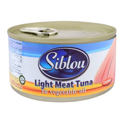 Siblou Light Meat Tuna Chunka In Vegetable Oil, 170g