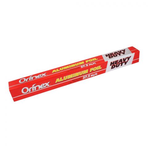 Orinex Aluminium Foil, Heavy Duty, 37.5 SQFT, 18 Inches x 8.33 Yards