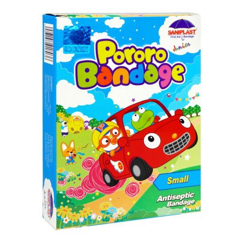 Saniplast Junior Pororo Antiseptic Bandage, Car, 20-Pack