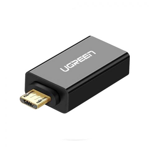 UGreen Micro USB To USB 2.0 OTG Adapter, Black ,30530