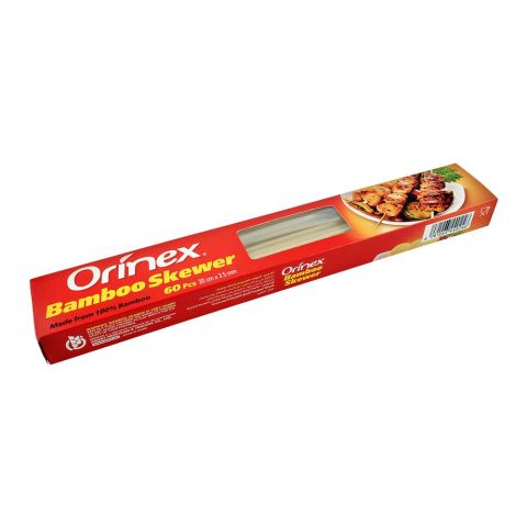 Orinex Bamboo Skewer, 30cm x 3.5mm, 60-Pack