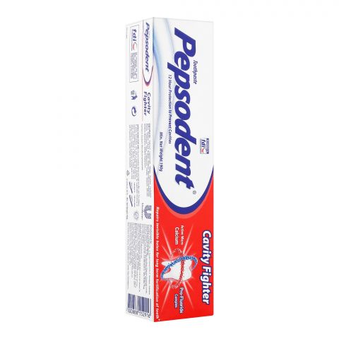 Pepsodent Cavity Fighter Toothpaste, 12Hrs Protection To Prevent Cavities, Repairs Invisible Holes For Long Term Fortification Of Teeth, 190g
