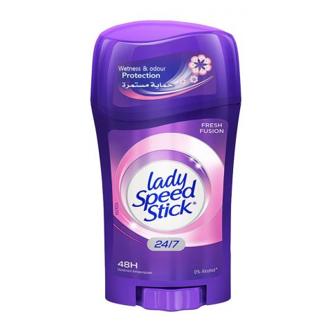 Lady Speed Stick Fresh Fusion 48H Deodorant Stick For Women, 45g