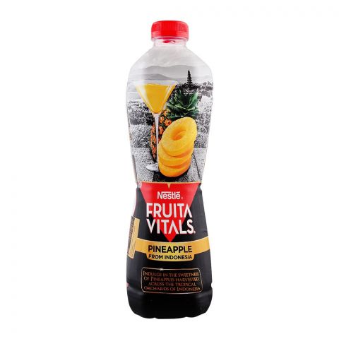Nestle Fruita Vitals Pineapple Gold Fruit Drink, 1 Liter, Pet