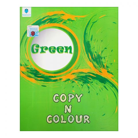 Paramount Green Copy N Colour Book