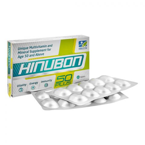 Hinucon Hinubon 50 Plus Tablet, 20-Pack