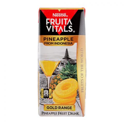 Nestle Fruita Vitals Pineapple Gold Fruit Drink, 200ml