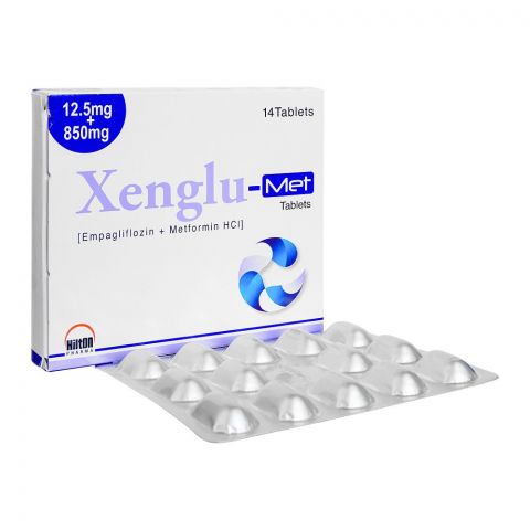 Hilton Pharma Xenglu Met Tablet, 12.5/850mg, 14 Tablets