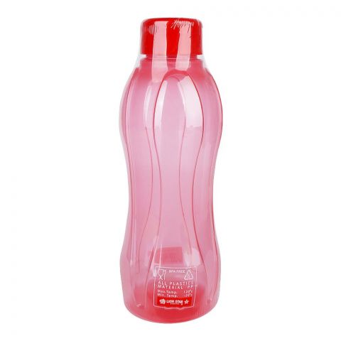 Lion Star Hydro Plastic Water Bottle, 800ml, Red, NH-76