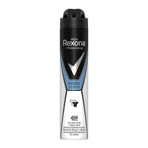 Rexona Men 48H Motion Sense Invisible Ice Fresh Body Spray, 200ml