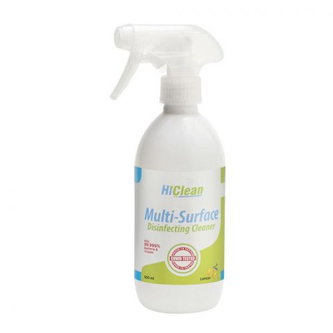 Hiclean Multi-Surface Disinfecting Cleaner, Lemon, 500ml