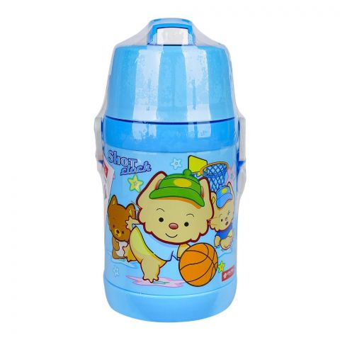 Lion Star Plastic Tikki Cooler Water Bottle, 550ml, Blue, HU-36