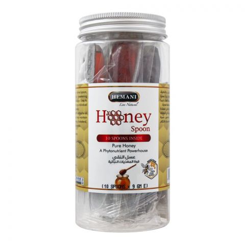Hemani Honey Spoon With Pure Honey, 10x9g
