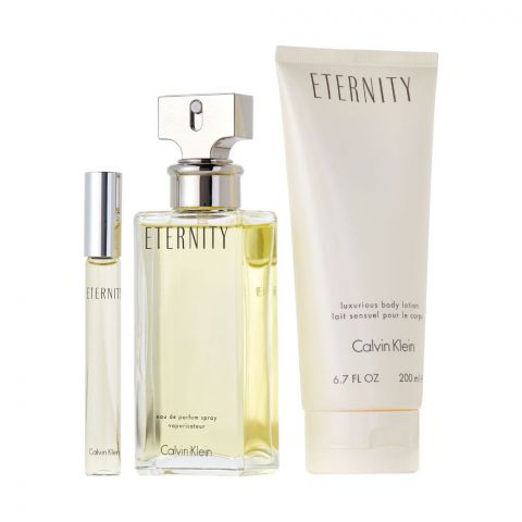 Calvin Klein Eternity For Women Set Eau De Parfum 100ml + Eau De Parfum 10ml + Body Lotion 200ml