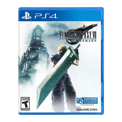 Final Fantasy VII PlayStation 4 (PS4) Game DVD