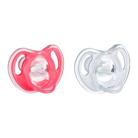 Tommee Tippee Ultra Light Soft Silicone Soother, 2-Pack, 18-36m 433455/38