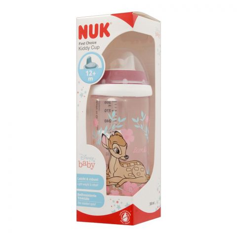 Nuk First Choice Disney Baby Kiddy Cup, 12m+, 300ml, Deer Design, 10255497