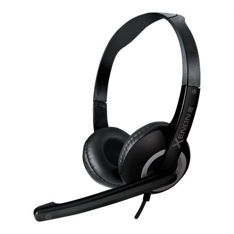 SonicEar Xenon 2 Headphones, Light & Comfortable With Clear Voice Audio, G.Black/Light Grey, 15mW