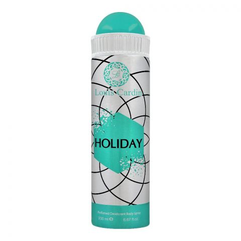 Louis Cardin Holiday Deodorant Spray, For Men, 200ml
