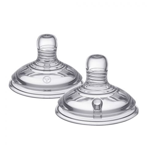 Tommee Tippee Closer To Nature Super Soft Teats, Medium Flow, 3m+, 2-Pack, 422122/38