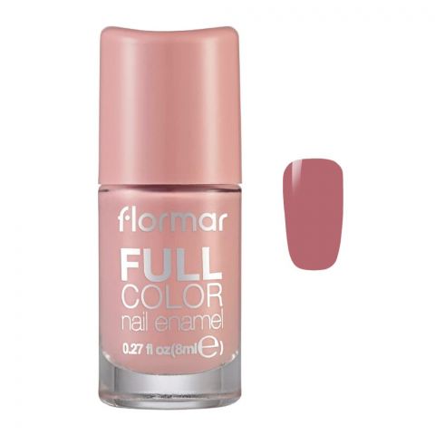 Flormar Full Color Nail Enamel, FC04, Rose I Hold, 8ml