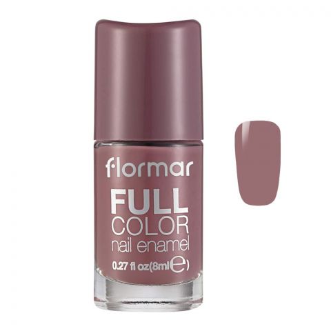Flormar Full Color Nail Enamel, FC62 Berry Brown, 8ml