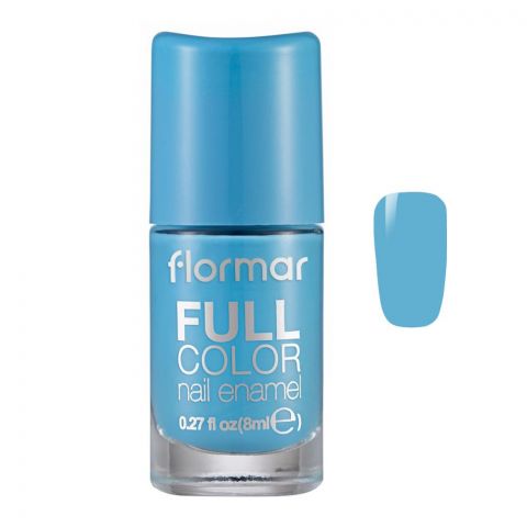 Flormar Full Color Nail Enamel, FC49 Clear Sky, 8ml