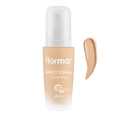 Flormar Perfect Coverage Foundation, 101, Pastelle, 30ml